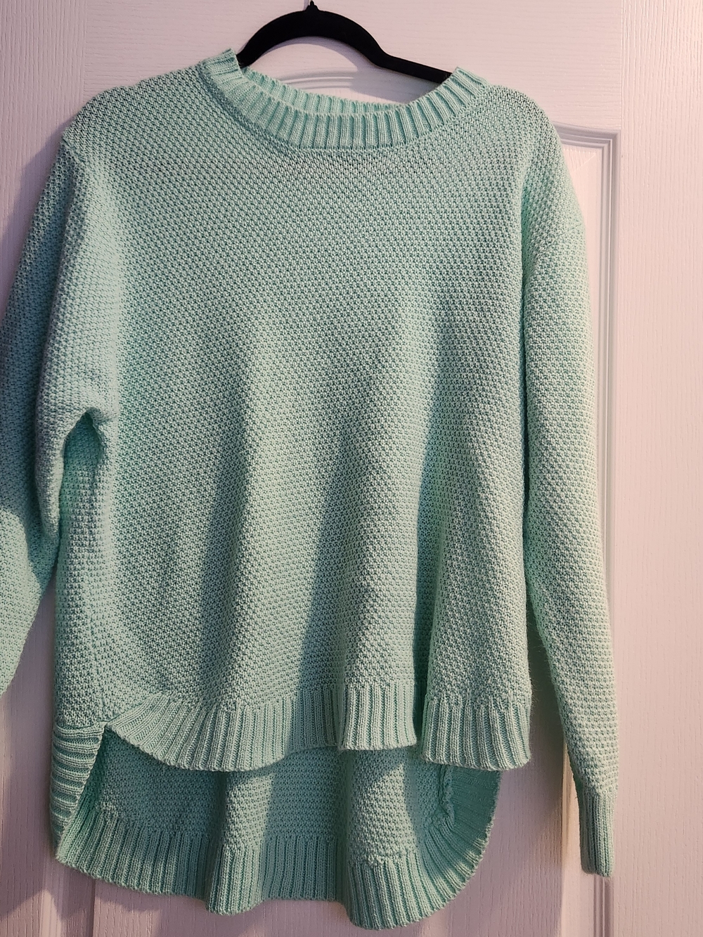 Zenana Outfitters Light Mint Crewneck Sweater XL Euc